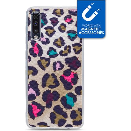 My Style Magneta Samsung Galaxy A50 TPU flexible Carcasa - Leopard