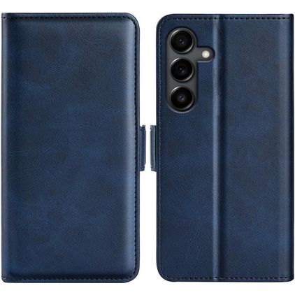 Mobigear Slim Magnet Samsung Galaxy S25 FE Funda tipo libro Cartera - Azul oscuro