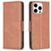 Mobigear Excellent iPhone 16 Pro Max Pungetui med Seddelrum - Brun