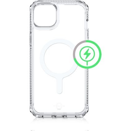 ITSKINS Level 2 HybridMagClear R Läpinäkyvä iPhone 13 MagSafe Kova Suojakuori Iskunkestävä - Läpinäkyvä