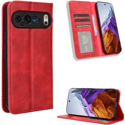 Mobigear Sensation Google Pixel 9 Pro Wallet case - Red