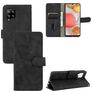 Mobigear Retro Samsung Galaxy A42 Cover a libro portafoglio - Nero