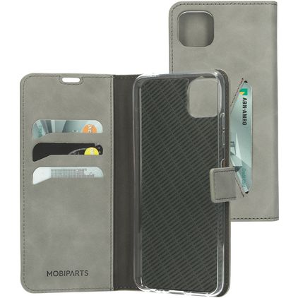 Mobiparts Classic Wallet Samsung Galaxy A22 5G Funda tipo libro Cartera - Granite Grey