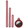 Mobigear Lanyard Apple AirTag Cover Silicone flessibile - Bordeaux