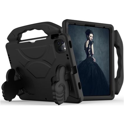Mobigear Thumbs Up iPad Pro 11 Inch (2022) Kids Tablet Case with Handle - Black
