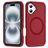 Mobigear Rugged Mag iPhone 16 MagSafe Hardcase Etui plecki Wstrząsoodporne - Czerwony