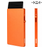 Valenta Cardprotector Porta-cartões Alumínio - 5 cartões - Compatível com MagSafe - Laranja