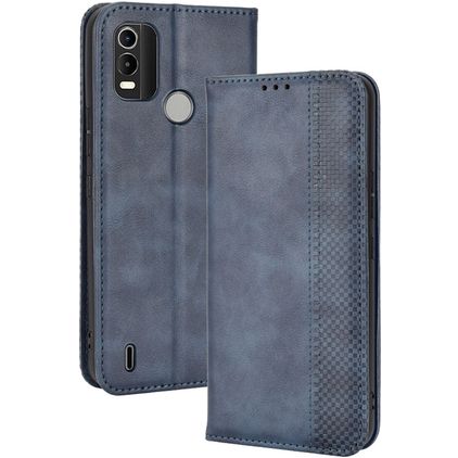 Mobigear Sensation Nokia C21 Plus Cover a libro portafoglio - Blu