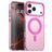 Mobigear Shockproof iPhone 18 Pro MagSafe Hårdt Bagsidecover - Rød