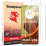 GrizzlyCoat Motorola Moto G85 Hidrogel TPU Película de ecrã - Compatível com capas (Pack de 2)