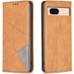 Mobigear Rhombus Slim Google Pixel 8a Plånboksfodral - Konjak