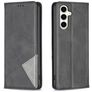Mobigear Rhombus Slim Samsung Galaxy S24 FE Funda tipo libro - Negro