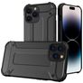 Mobigear Outdoor iPhone 15 Pro Max Kova Suojakuori Iskunkestävä - Musta