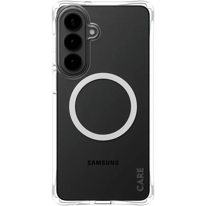 CARE by PanzerGlass Fashionable Transparente Samsung Galaxy S26 Plus MagSafe TPU flexible Carcasa - Transparente