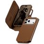 CARE by PanzerGlass Tango Two-in-One iPhone 18 Pro Max MagSafe Funda tipo libro 2 en 1 con carcasa extraíble Cartera - Marrón