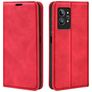 Mobigear Retro Slim Realme GT2 Pro Cover a libro portafoglio - Rosso