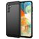 Mobigear Brushed Slim Samsung Galaxy A14 TPU flexível Capa traseira - Preto