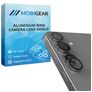 Mobigear Single Samsung Galaxy S25 Plus Tempered Glass Camera Lens Protector - Case Friendly - Silver
