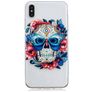 Mobigear Design iPhone XS Max Flexibilní TPU Zadní kryt - Skull