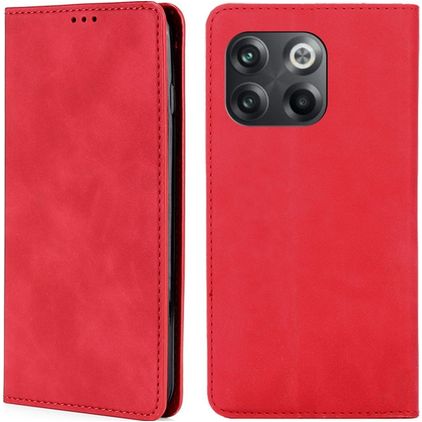 Mobigear Retro Slim OnePlus 10T Pungetui - Rød