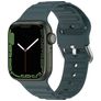 Mobigear Bumpy Silikoni Apple Watch Ranneke Solki - 42/41/40/38 mm - Vihreä