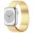 Mobigear London Rostfritt stål Apple Watch Armband Magnetlås - 49/46/45/44 mm - Guld