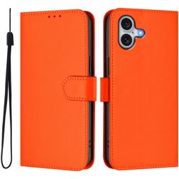 Mobigear Urban Wallet iPhone 16 Plus Wallet case - Orange