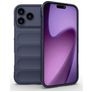 Mobigear Bumpy iPhone 17 Pro Max TPU flexible Carcasa - Azul oscuro