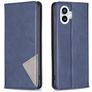 Mobigear Rhombus Slim Nothing Phone (1) Wallet case - Blue