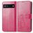 Mobigear Clover Google Pixel 6a Plånboksfodral med sedelfack - Magenta