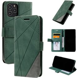 Mobigear Rhombus iPhone 12 Wallet case - Green