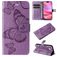 Mobigear Butterfly iPhone 16 Wallet case - Purple