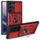 Mobigear Armor Ring Cam Slide Samsung Galaxy S22 Ultra Plástico rígido Capa traseira Antichoque com anel - Vermelho