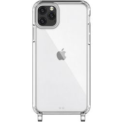 Mobigear Mix & Match Transparent iPhone 11 Pro Flexibel TPU Skal med rem - Transparent