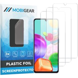 Mobigear Samsung Galaxy A41 Näytönsuoja Kalvo - Suojakuoren kanssa yhteensopiva (3 kpl)