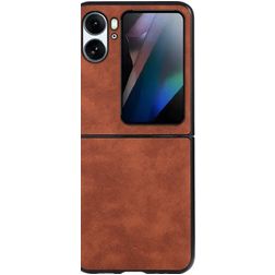 Mobigear Excellent OPPO Find N2 Flip Hard Case Back cover - Brown