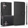 Mobigear Wallet iPhone 16 Plus 2-in-1-lompakkokotelo irrotettavalla kuorella + Setelitasku - Musta