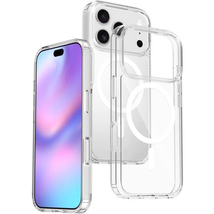 Mobigear Crystal Transparente iPhone 17 Pro MagSafe Funda Plástico rígido Carcasa - Transparente