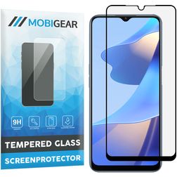 Mobigear Premium OPPO A54s Szkło hartowane Ochrona ekranu - Kompatybilna z etui - Czarny