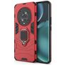 Mobigear Armor Ring HONOR Magic 4 Pro Hard Case Back cover Shockproof with Ring Holder - Red