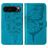 Mobigear Butterfly Google Pixel 9 Pro Wallet case - Blue
