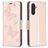 Mobigear Butterfly Samsung Galaxy A24 Capa livro Carteira - Rosa dourado