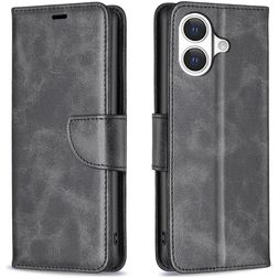 Mobigear Excellent iPhone 17 Pungetui med Seddelrum - Sort