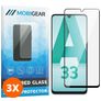 Mobigear Premium Samsung Galaxy A33 Glas Skærmbeskytter - Case Friendly - Sort (3-pak)