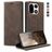 CaseMe 013 OnePlus 15 Etui z klapką typu portfel - Coffee