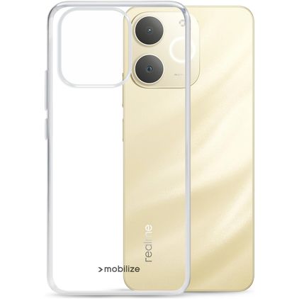 Mobilize Gelly Transparente Realme Note 70T TPU flexível Capa traseira - Transparente