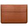 Mobigear Envelope Croco Laptop Sleeve (max 25 cm x 36 cm) Laptop Case - Brown