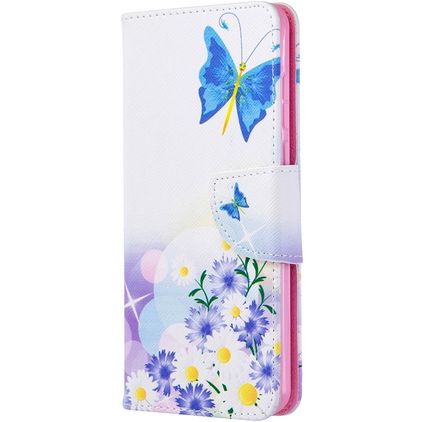 Mobigear Design Huawei P40 Plånboksfodral med sedelfack - Flowers