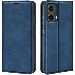 Mobigear Retro Slim Motorola Moto G85 Wallet case - Dark Blue