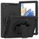 Mobigear SureGrip Samsung Galaxy Tab A8 10.5 (2021) Capa Plástico rígido / Silicone Capa traseira + Suporte - Preto